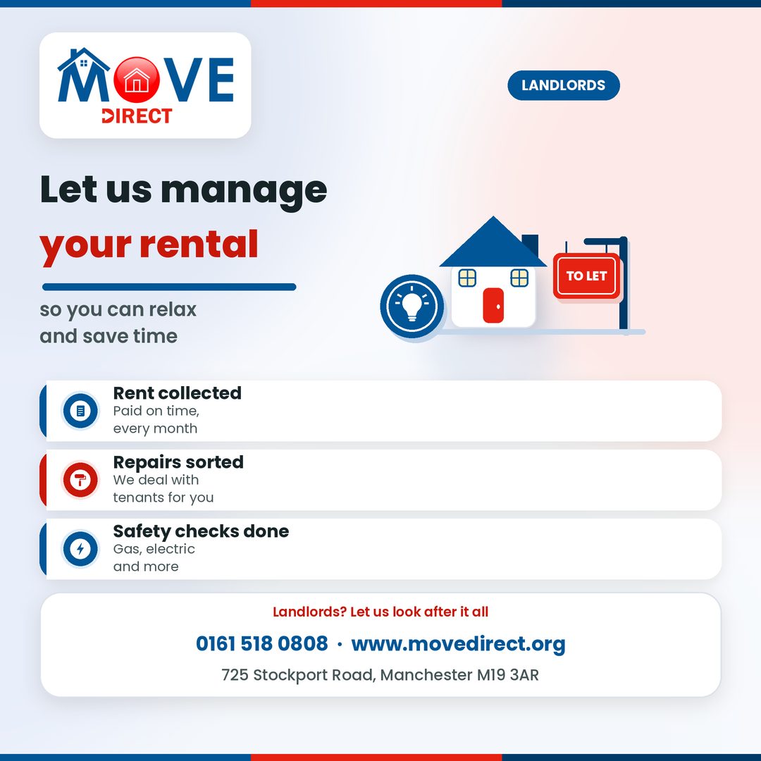 Landlords, let us manage your rental 🏡🔑 so you can relax and save time: